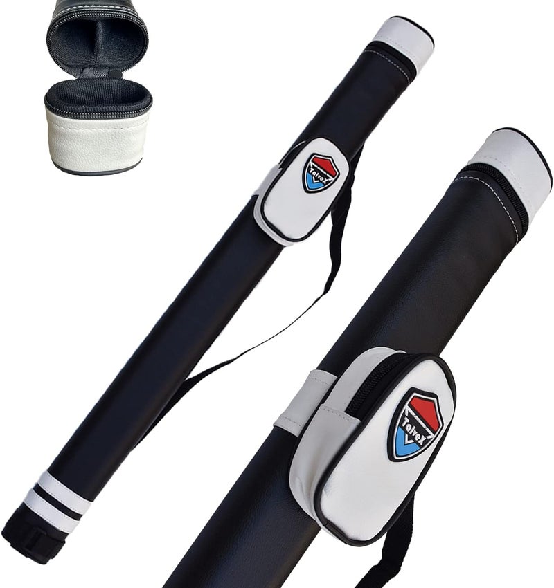 TalveX 1x1 Hard cue case Pool Cue Billiard Stick Carrying Case(Holds 1 Butt/1 Shaft) - Image 1
